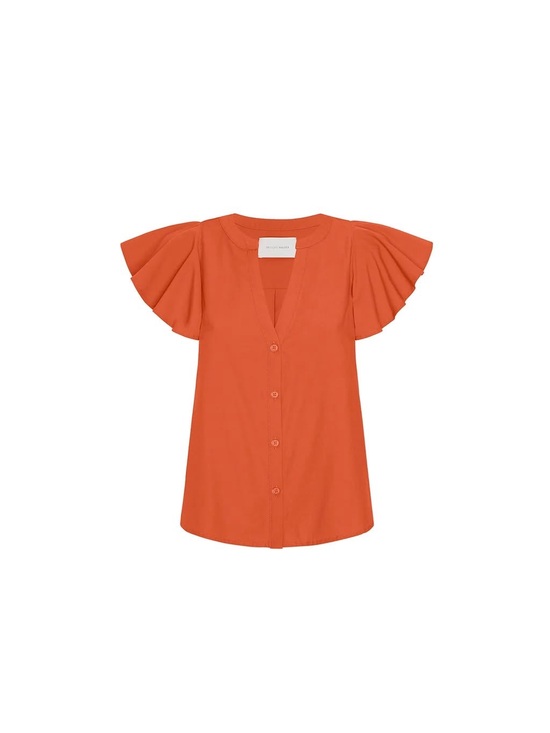 Brochu Walker Tops - Brochu Walker The Darya Top in Arancia Orange NWT Size S